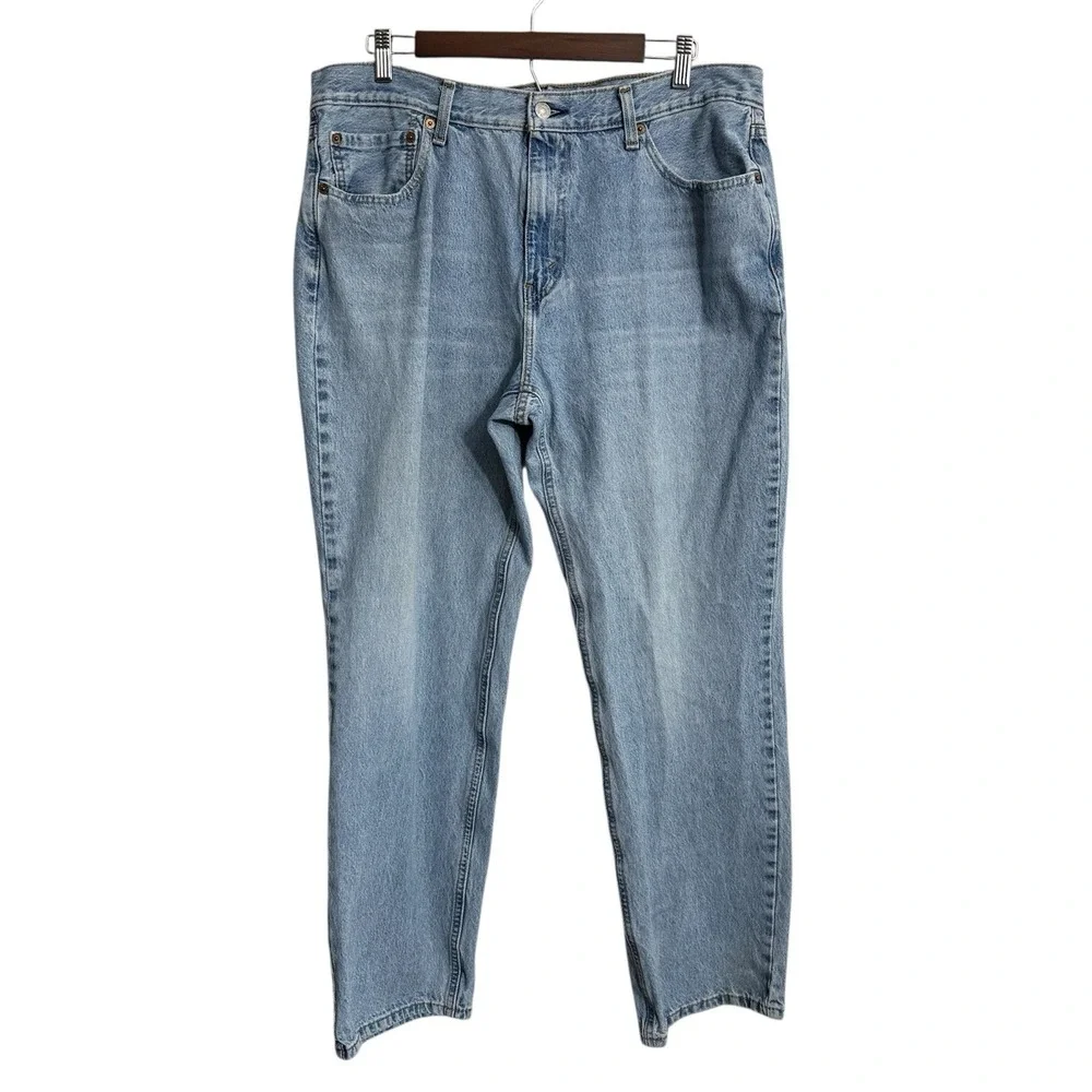 Levi's 541 jeans men's 36x32 light wash blue relaxed western cowboy Levi Strauss